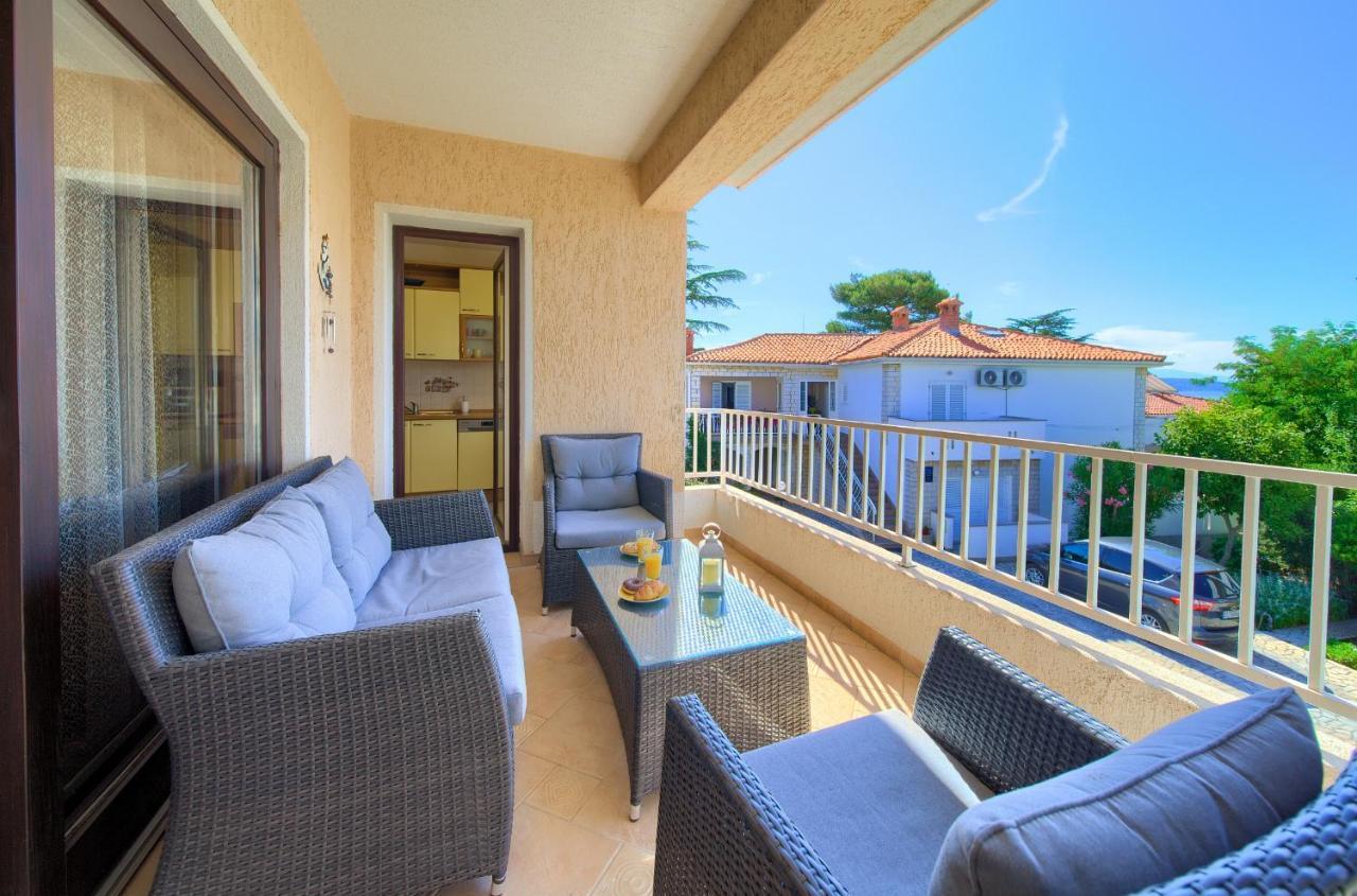 Apartment Lidija Krk Town Kültér fotó